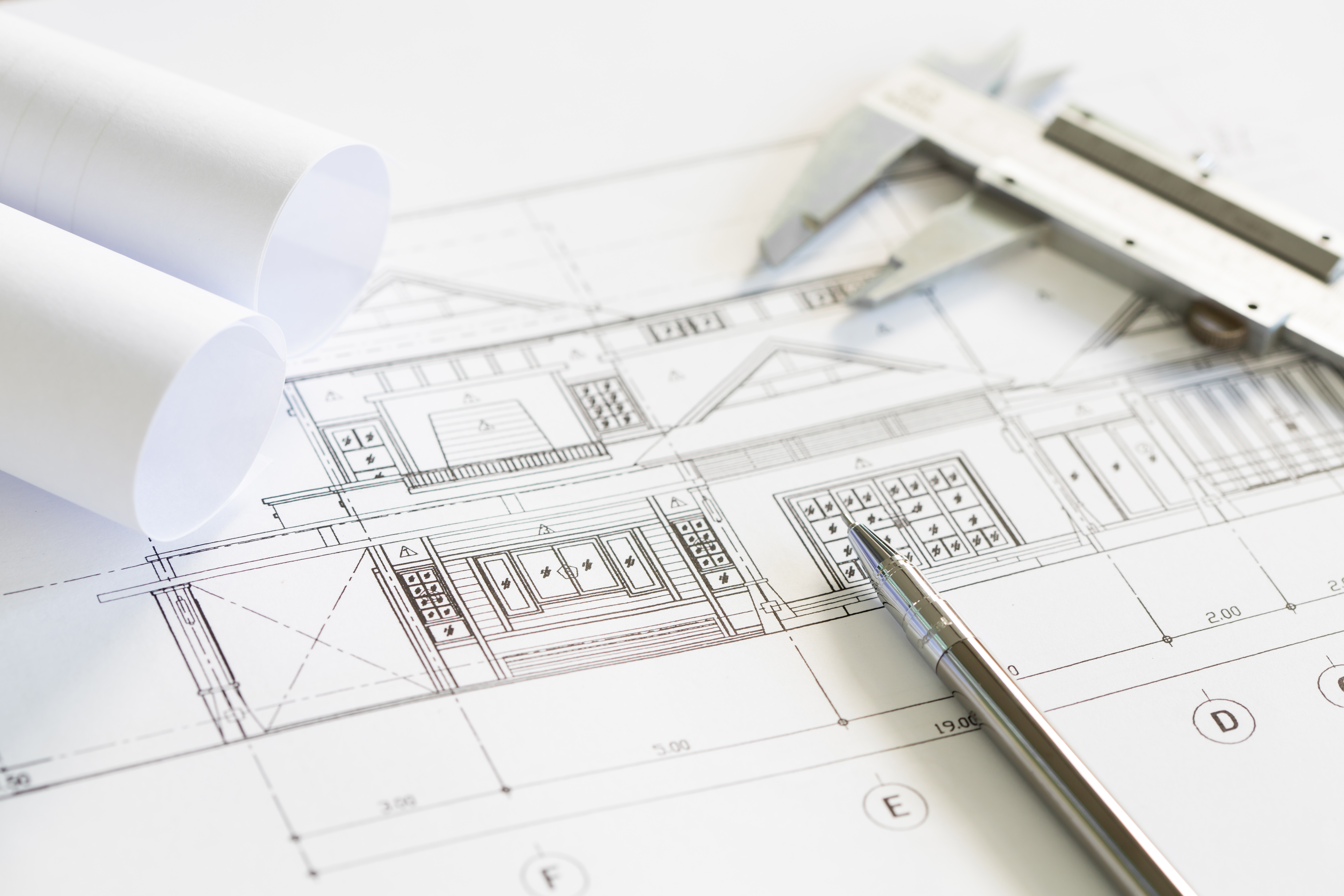 Shape Project Management Project Management service image of blueprints